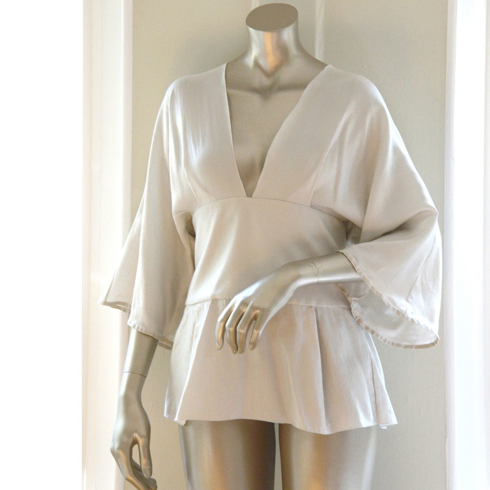 STELLA McCARTNEY SILK BLOUSE - SZ 42 - ITALY